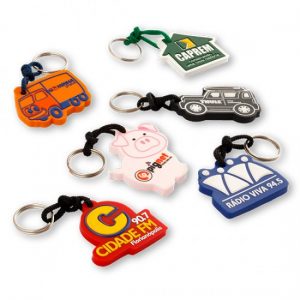 Chaveiro emborrachados personalizados