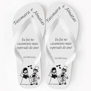 Chinelo personalizado em sublimação