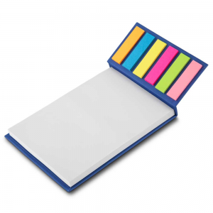 Bloco de anotações com adesivos