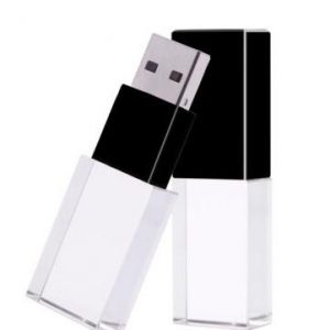 Pen drive vidro preto