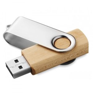 Pen drive ecológico giratório