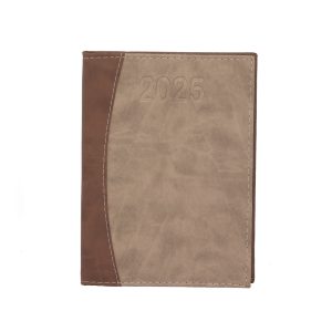 Agenda diária de couro sintético