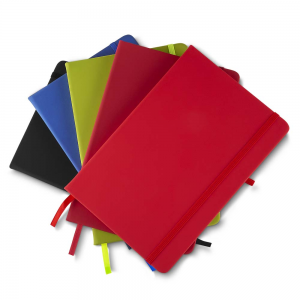 Caderno de anotações com elástico