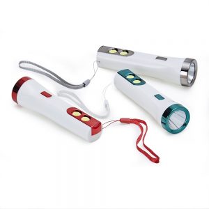 Lanterna Plástica Recarregável com Lad