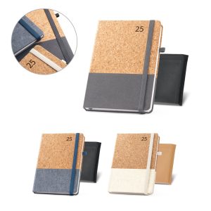 Agenda em cortiça personalizado