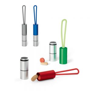 Lanterna em alumínio com 1 LED