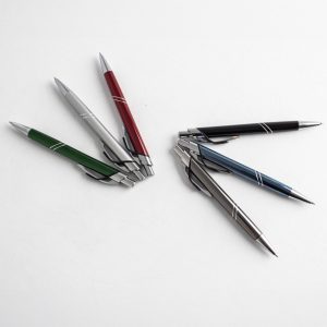 Caneta metal acionamento por clique