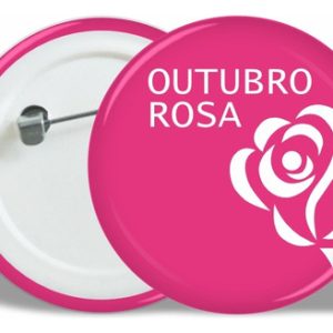 botton outubro rosa personalizado