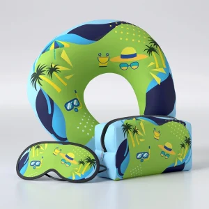 Kit Viagem Almofada Pescoço